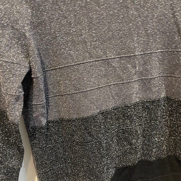 Cable & Gauge Sparkly Gray Sweater - Picture 6 of 7